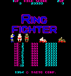 Ring Fighter cabinet