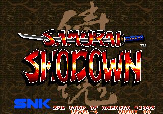 Samurai Shodown / Samurai Spirits cabinet
