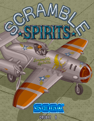 Scramble Spirits cabinet