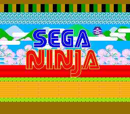 Sega Ninja cabinet