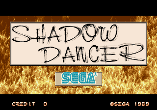 Shadow Dancer cabinet