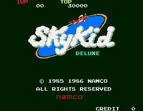 Sky Kid Deluxe cabinet