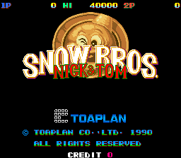 Snow Bros. - Nick & Tom cabinet