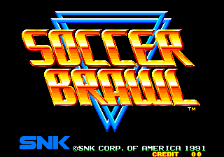 Soccer Brawl cabinet