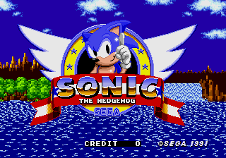 Sonic the Hedgehog cabinet