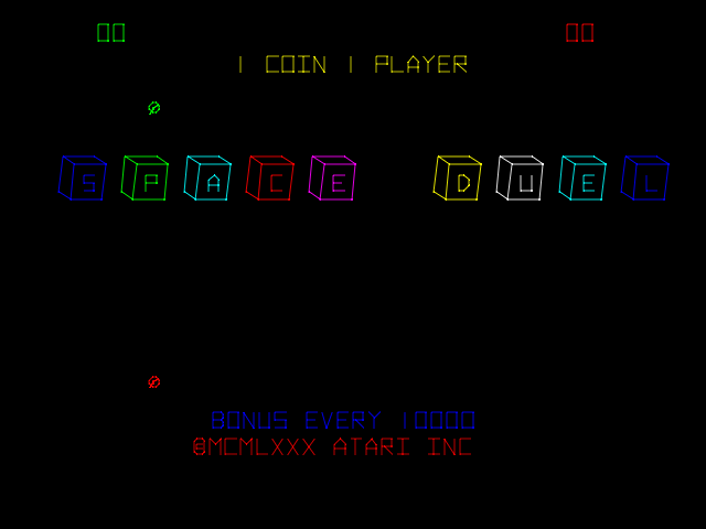 Space Duel cabinet
