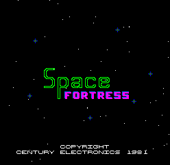Space Fortress cabinet