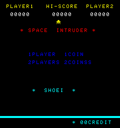 Space Intruder cabinet