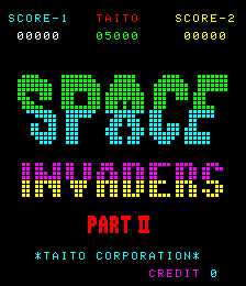 Space Invaders Part II cabinet