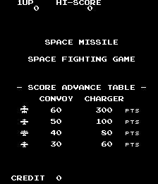 Space Missile - Space Fighting Game cabinet