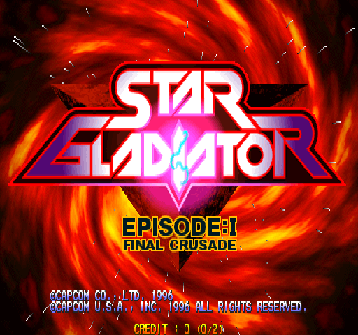 Star Gladiator Episode I: Final Crusade cabinet