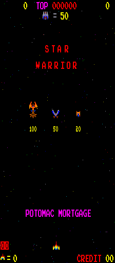 Star Warrior cabinet