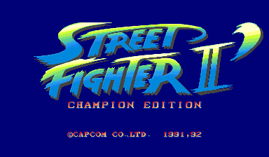 Street Fighter II' - Champion Edition cabinet