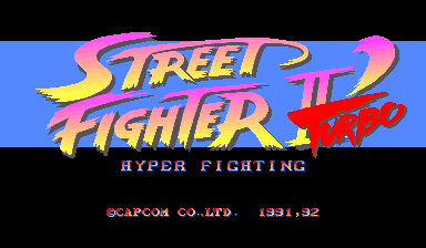 Street Fighter II' Turbo - Hyper Fighting cabinet