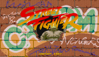 Street Fighter cabinet