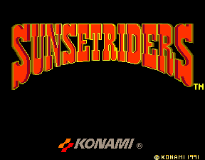 Sunset Riders cabinet