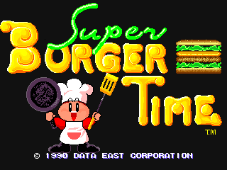 Super Burger Time cabinet