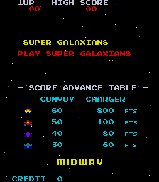 Super Galaxians cabinet