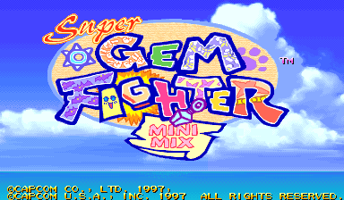 Super Gem Fighter Mini Mix cabinet