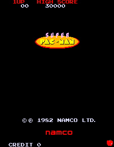 Super Pac-Man cabinet