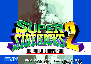 Super Sidekicks 2 - The World Championship / Tokuten Ou 2 - real fight football cabinet