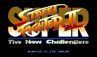 Super Street Fighter II: The New Challengers cabinet