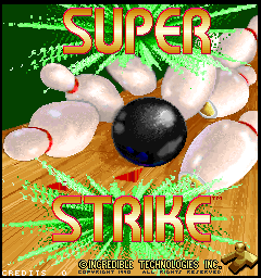 Super Strike Bowling cabinet