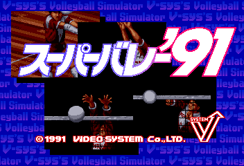 Super Volley '91 cabinet