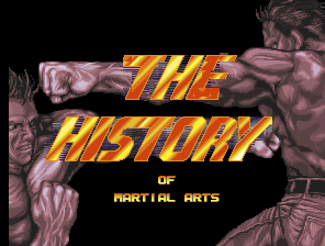The History of Martial Arts cabinet
