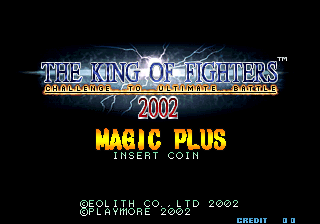 The King of Fighters 2002 Magic Plus cabinet