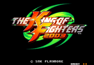 The King of Fighters 2003 cabinet