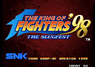 The King of Fighters '98 - The Slugfest / King of Fighters '98 - dream match never ends cabinet