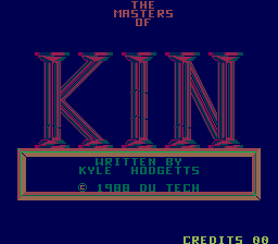 The Masters of Kin cabinet