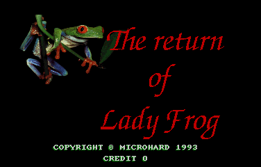 The Return of Lady Frog cabinet