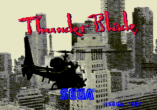 Thunder Blade cabinet