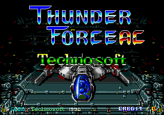 Thunder Force AC cabinet