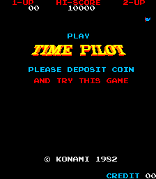 Time Pilot cabinet