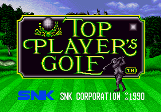 Top Player's Golf cabinet