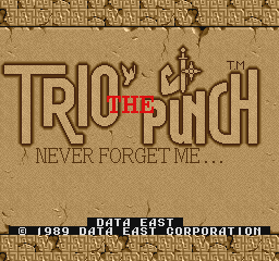 Trio The Punch - Never Forget Me... cabinet