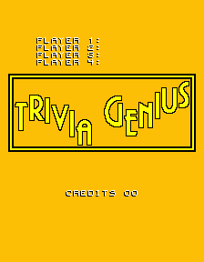 Trivia Genius cabinet