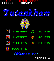 Tutankham cabinet