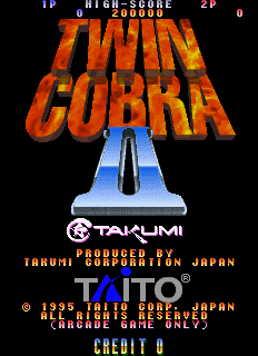 Twin Cobra II cabinet