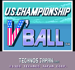 U.S. Championship V'ball cabinet