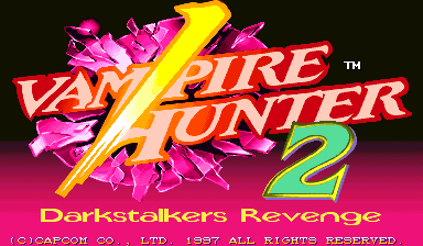 Vampire Hunter 2: Darkstalkers Revenge cabinet