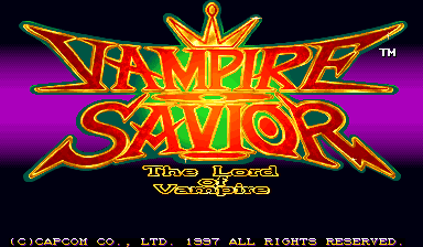 Vampire Savior: The Lord of Vampire cabinet
