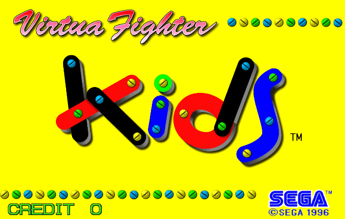 Virtua Fighter Kids cabinet
