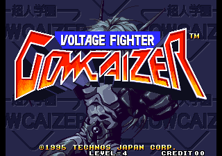 Voltage Fighter - Gowcaizer / Choujin Gakuen Gowcaizer cabinet