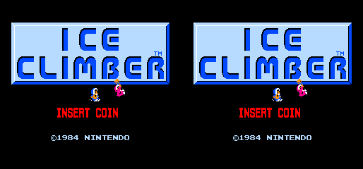 Vs. Ice Climber Dual cabinet