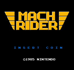 Vs. Mach Rider cabinet