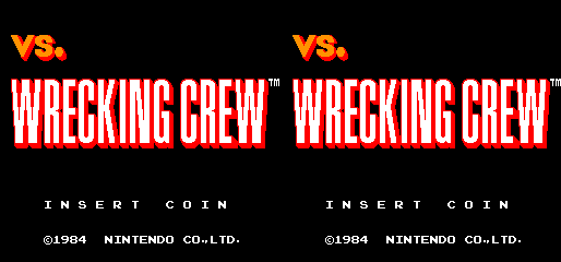Vs. Wrecking Crew cabinet